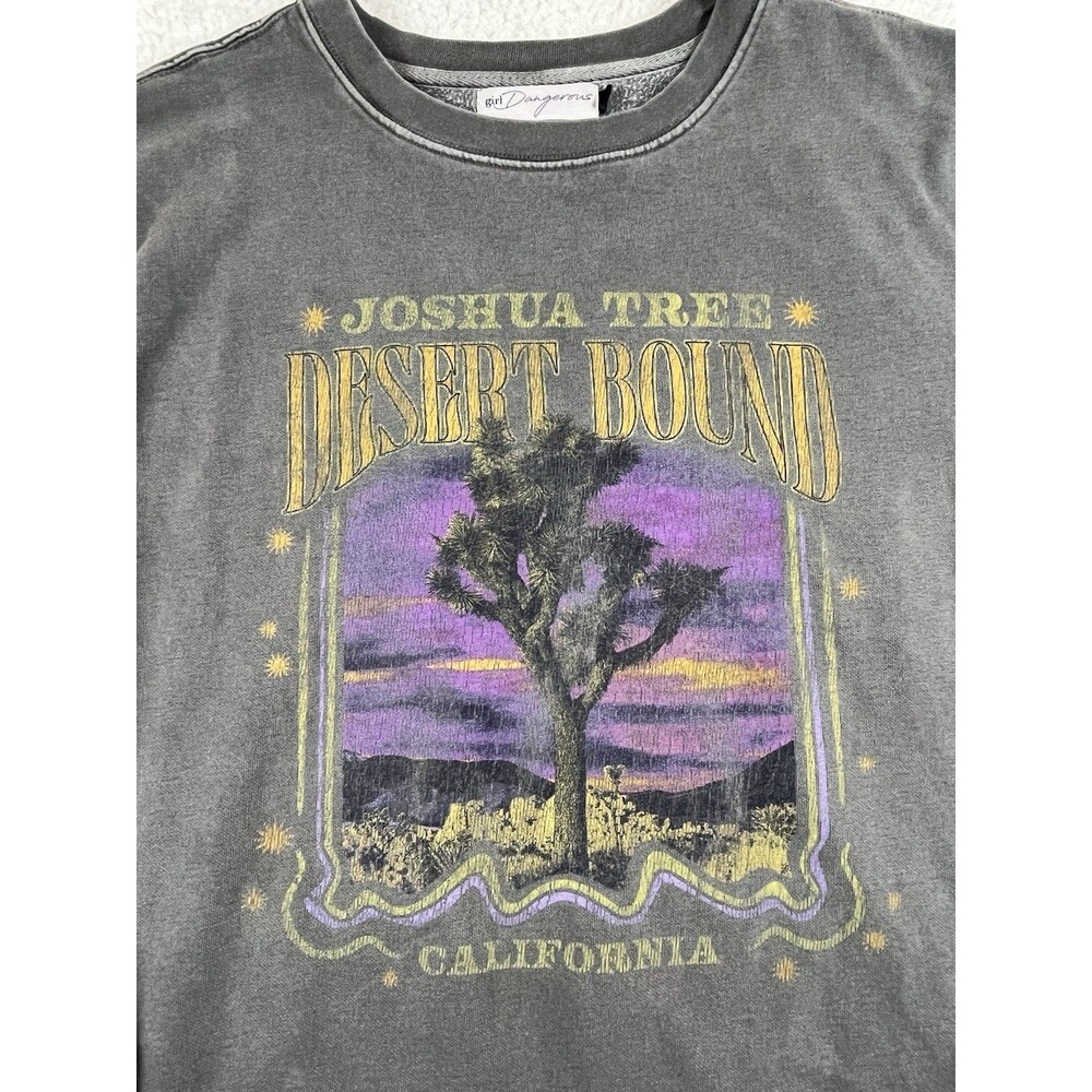 Girl Dangerous Urban Outfitters Sweatshirt Womens XL Joshua Tree Graphic Boho
